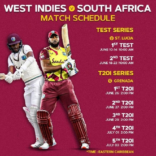 WIvSA Schedule 600